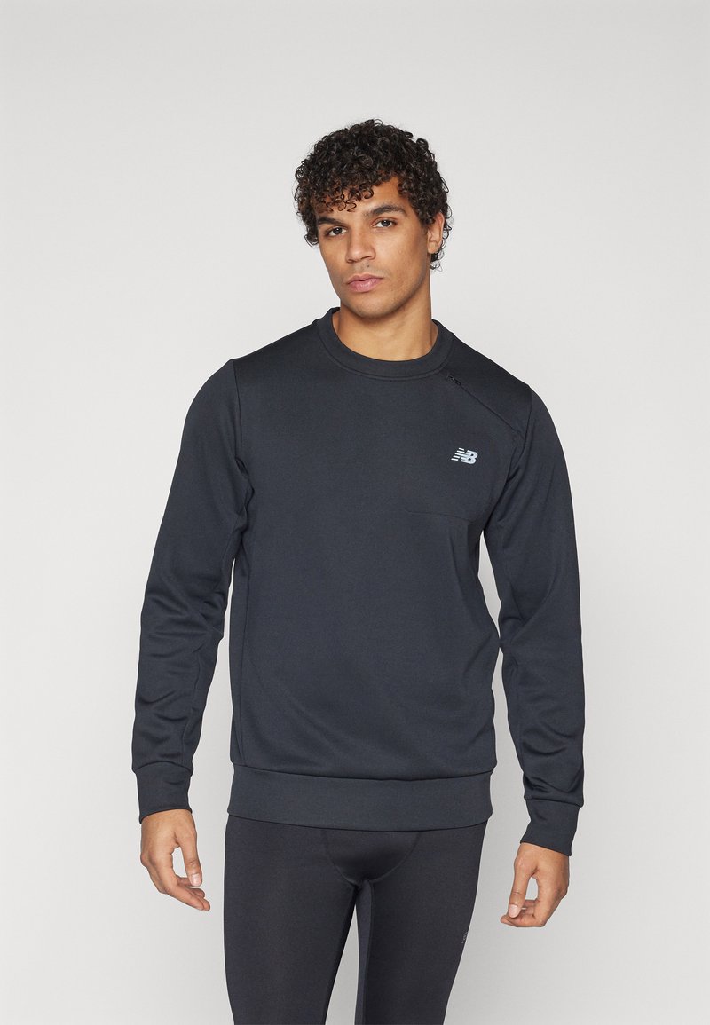 New Balance TECH CREW - Felpa - black