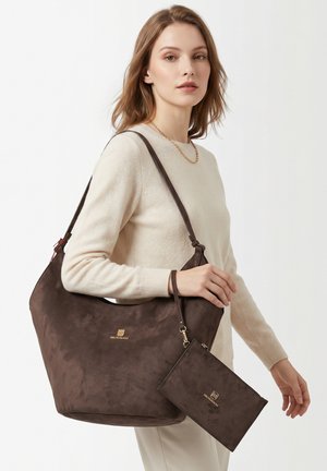 Bruno Magli, BRUNO MAGLI SHOULDER BAG - Shopping bag - brown