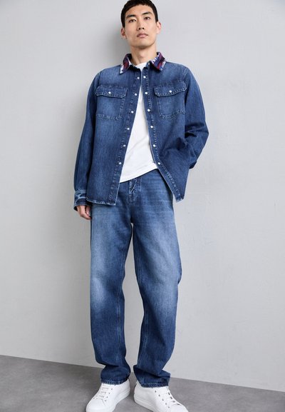 Missoni 5 POCKET TROUSERS - Široke kavbojke - dark blue washed