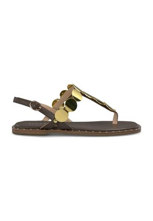 T-bar sandals - marrón oscuro