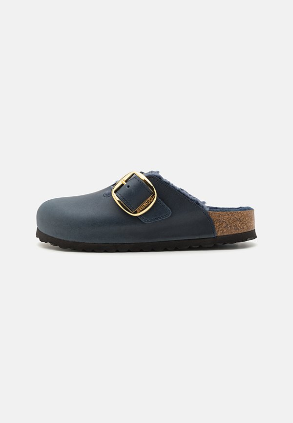 BOSTON BB SHEARLING LEOI LAF NARROW - Pantolette flach - midnight