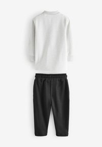 Next ZIP JOGGERS SET-REGULAR FIT - Auduma bikses - grey black