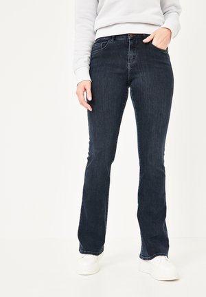 JANE HIGH-RISE - Jeans Bootcut - blue black used
