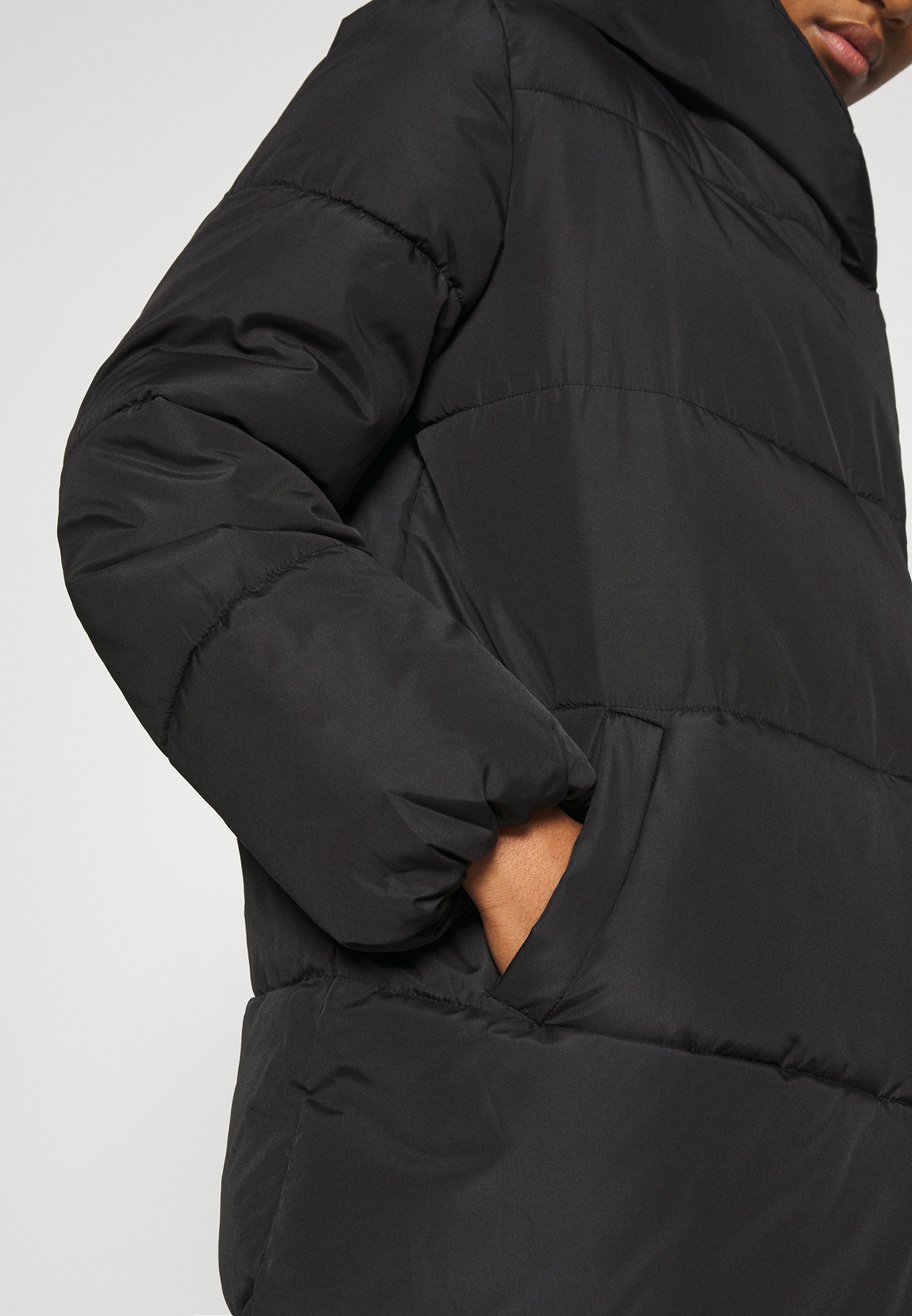Vila VIOLANA PUFF LONG JACKET - Winter coat - black - Zalando.co.uk
