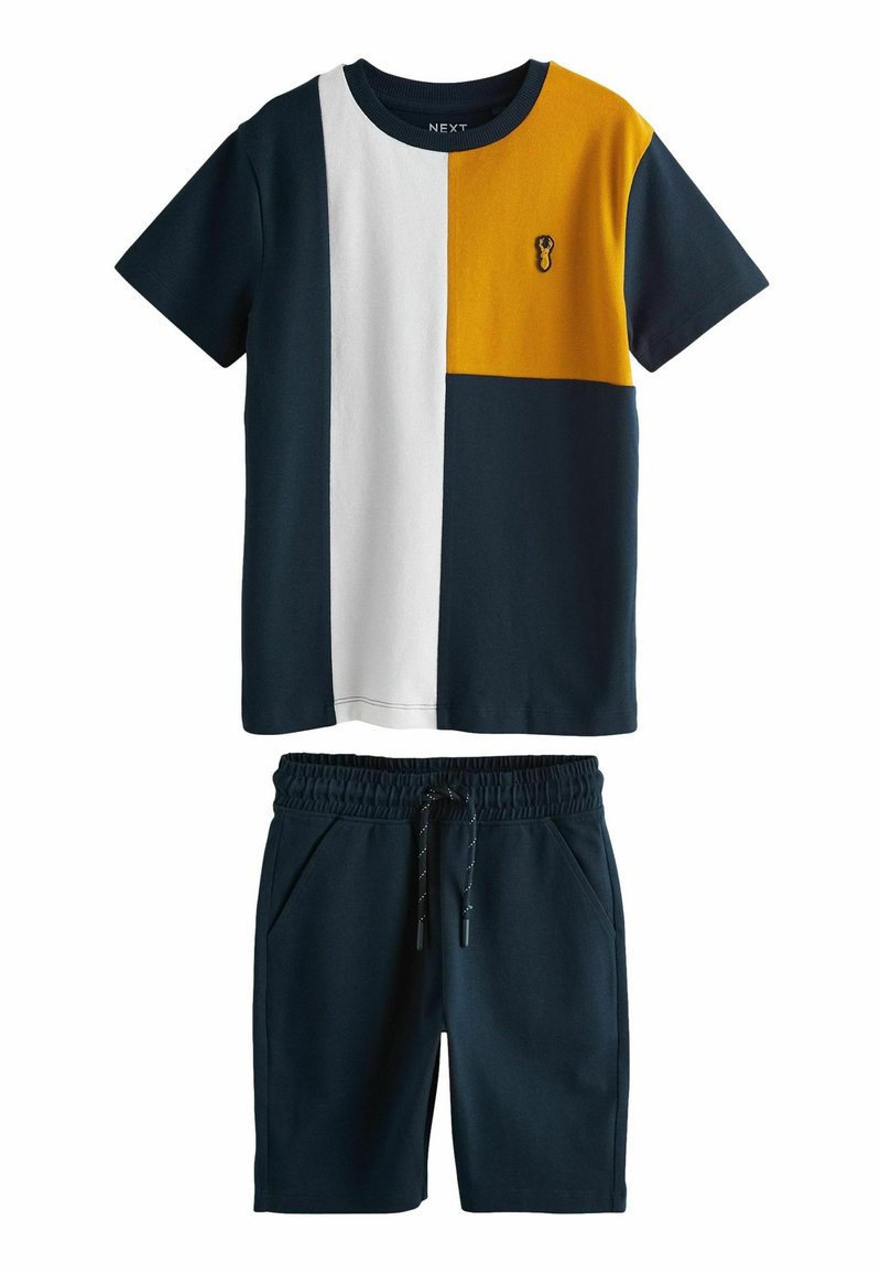 Next - COLOURBLOCK SET REGULAR FIT - Jogginghose - yellow  navy, Vergrößern