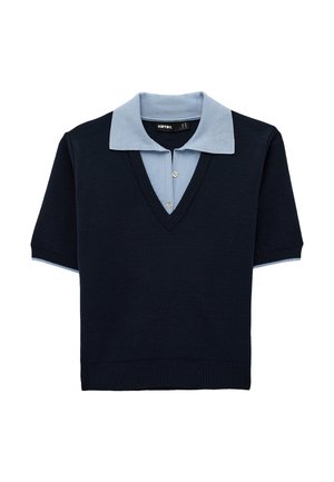 Koton, COMBINED POLO NECK - Poloshirt - dark blue
