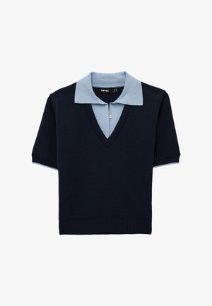 Koton, COMBINED POLO NECK - Poloshirt - dark blue