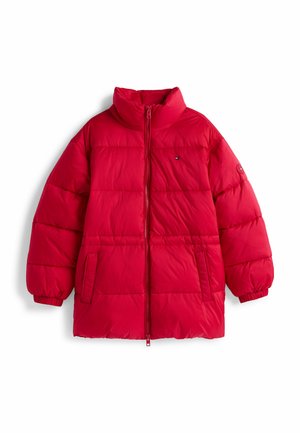 WAISTED SHINY MID PUFFER JACKET - Vinterjakker - ruby rhubarb