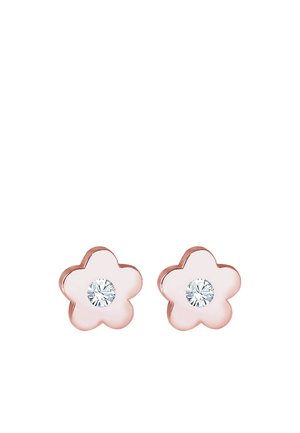 SPARKLING BASIC FLOWER - MIT KRISTALLEN VON SWAROVSKI® - Auskarai - roségold-coloured