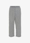 KANAYA STRIPED CULOTTE - Pantalon classique - midnight white stripe