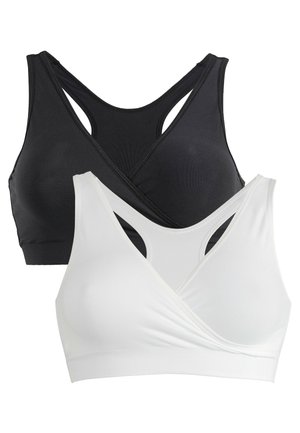 2ER PACK  - Bustier - black white