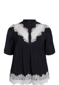 Blusa - black w sandshell