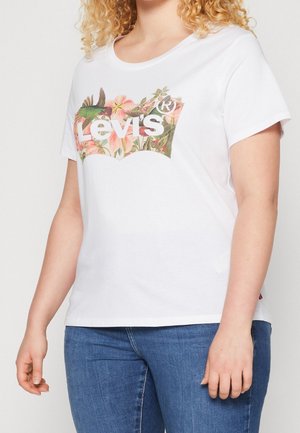 T-shirt print - white