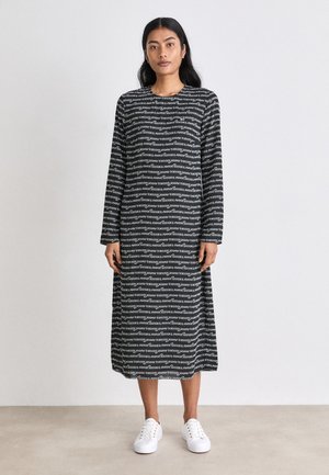 HYBRID LOGO MIDI DRESS - Kjole - black