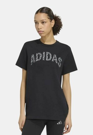 adidas Sportswear, ANIMAL L T2 - T-shirt con stampa - black