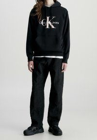 Calvin Klein Jeans Felpa con cappuccio - black