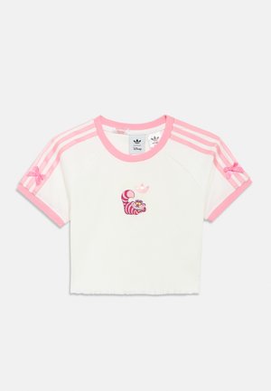 DISNEY SLIM CROP JUNIRO - Majica kratkih rukava s printom - light pink/white