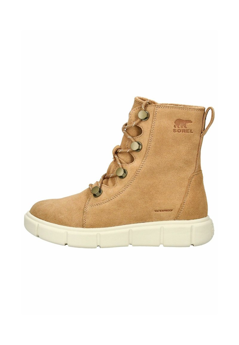 Sorel Kotníkové boty na platformě - tawny buff chalk/hnědá - Zalando.cz