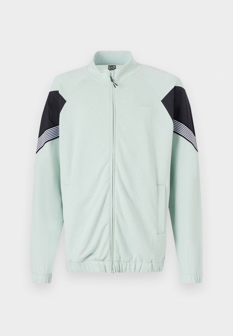 EA7 Emporio Armani Sweater met rits blauw EA7 Emporio Armani Sweater met rits blauw