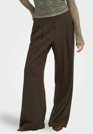 ONLY TROUSERS ONLPALINO WIDE LEG FIT TROUSERS - Nohavice - delicioso