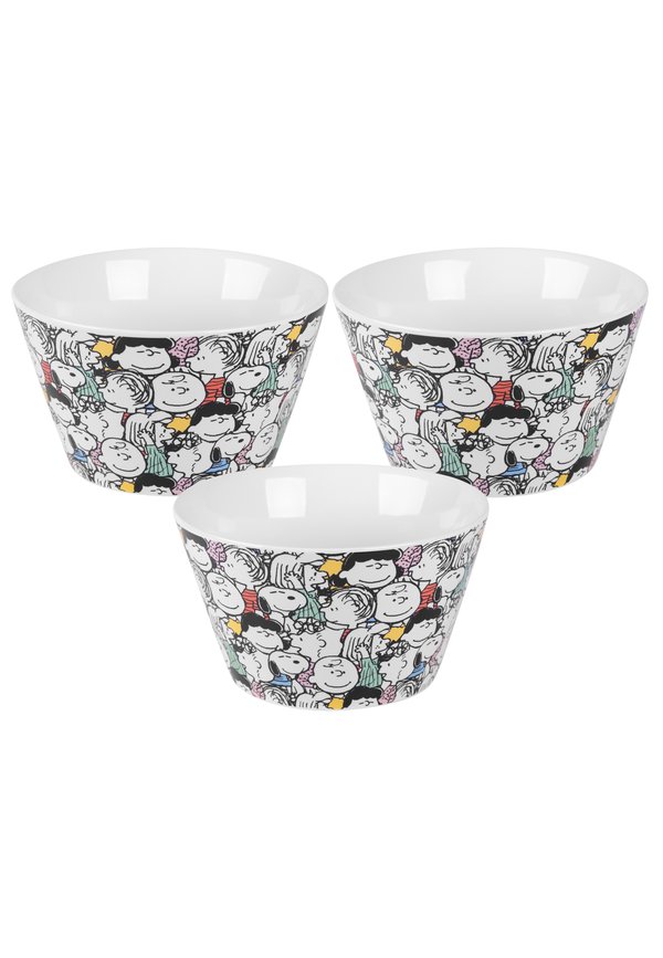 THE PEANUTS SCHÜSSEL - MÜSLISCHALE SCHALE ALLOVER PORZELLAN 500ML - Tierbedarf - weiß