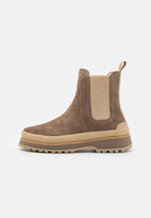 WINTLY - Platform ankle boots - cold beige