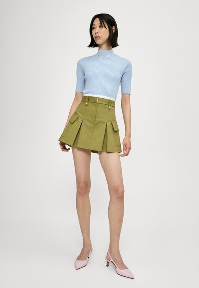 Maje MAUDE - T-shirts basic - blue clair