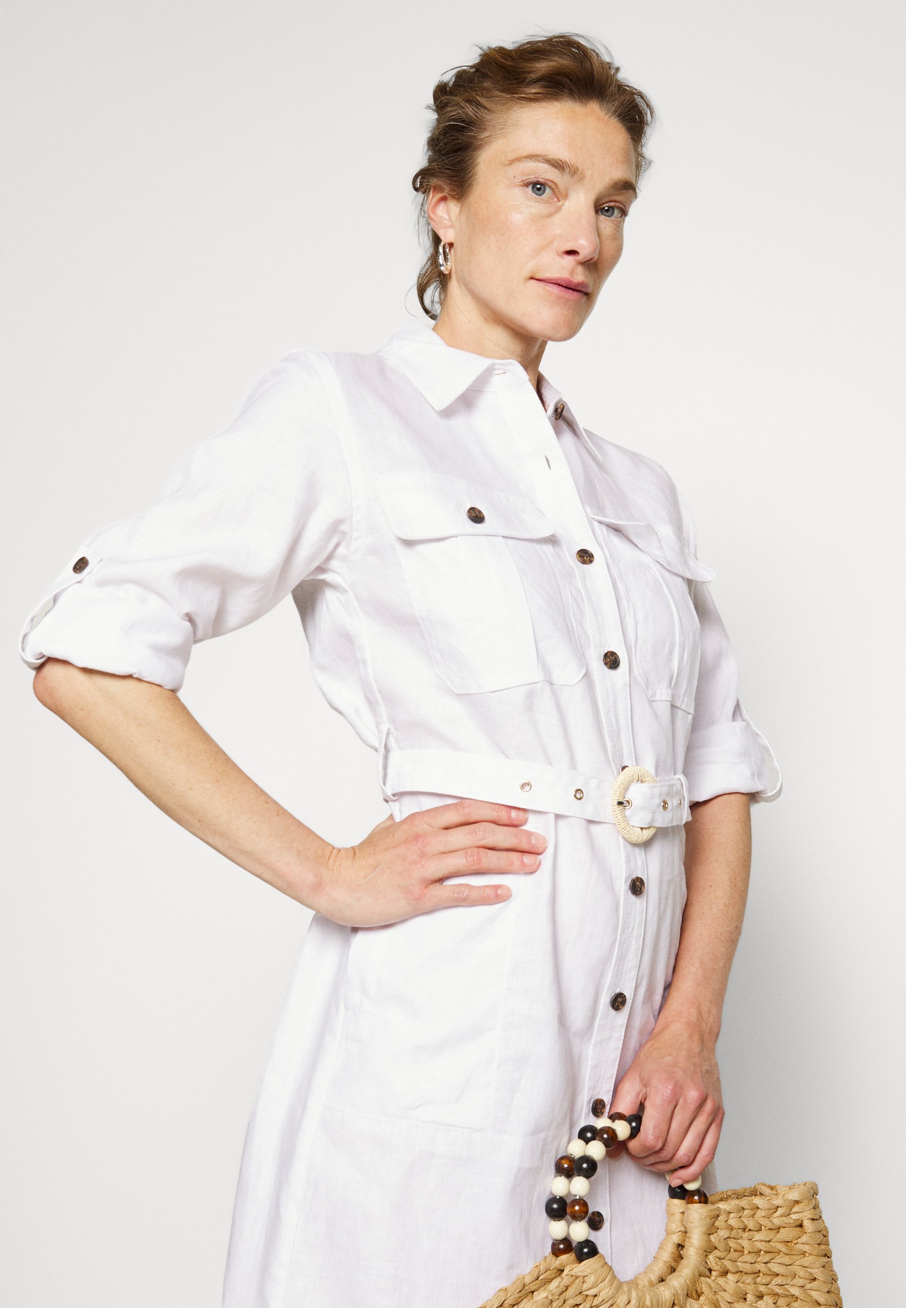 Banana republic white shirt dress Clearance