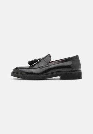 LEATHER - Smart slip-ons - black