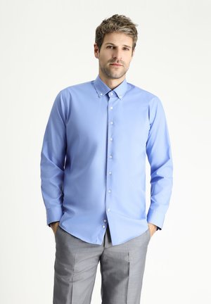 NON IRON (BÜEGELFREIES) SLIM CUT - Shirt - turquoise