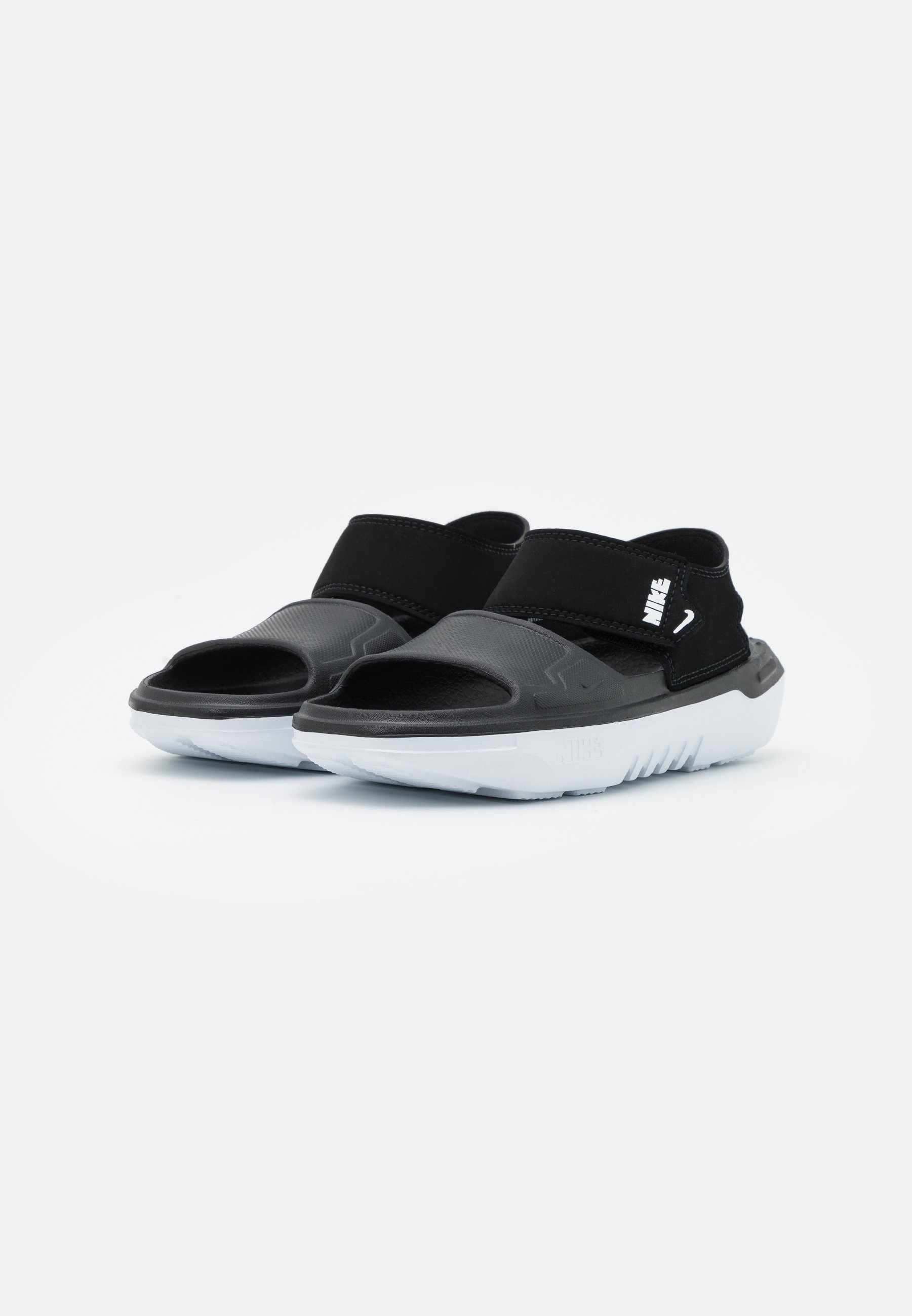 nike leopard slides