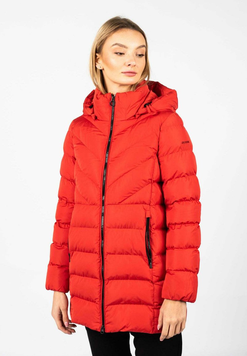 Chaqueta Acolchada Geox Jaysen Para Mujer | Impermeable, Corta, Relleno Pluma 90/10, Sistema Transpirable