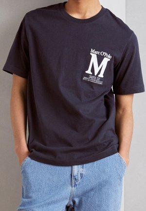 T-shirt con stampa - dark blue