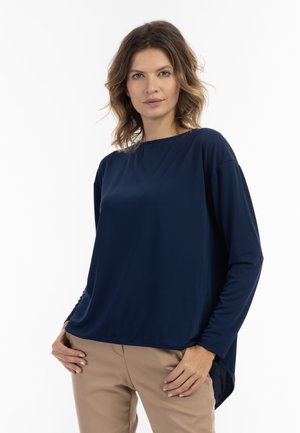 LANGARM - Bluse - marine