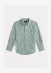 STRIPED COTTON POPLIN SHIRT 2-7Y - Camisa - new forest/white