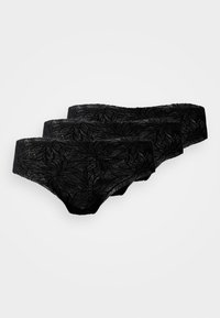 BRIEF BRAZILIAN FREE CUT 3 PACK - Aluspüksid - black