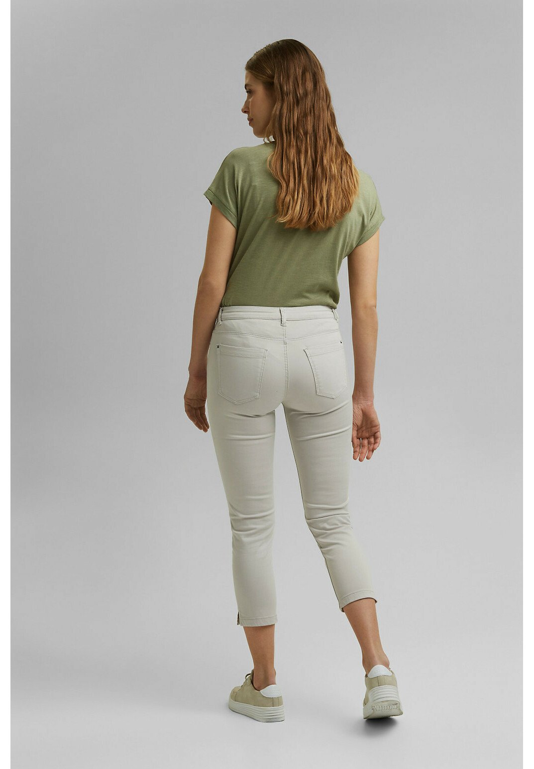 Esprit MR CAPRI - Broek - light grey/Lichtgrijs - Zalando.nl