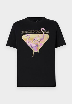 Emporio Armani Print T-shirt - black beauty