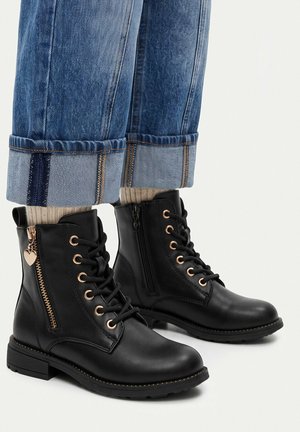 DeeZee, DEEZEE BOOTS GIRL BLACK 5907964482703 - Botines con cordones - black