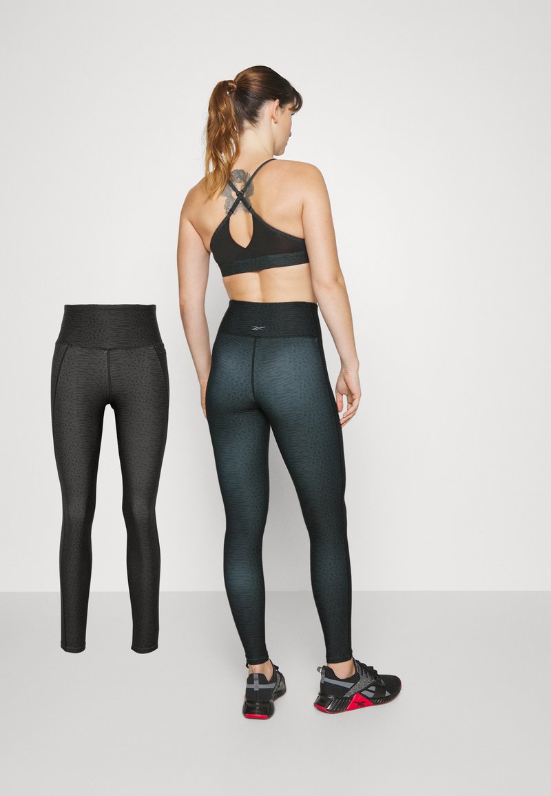 Reebok LUX - Leggings - black 