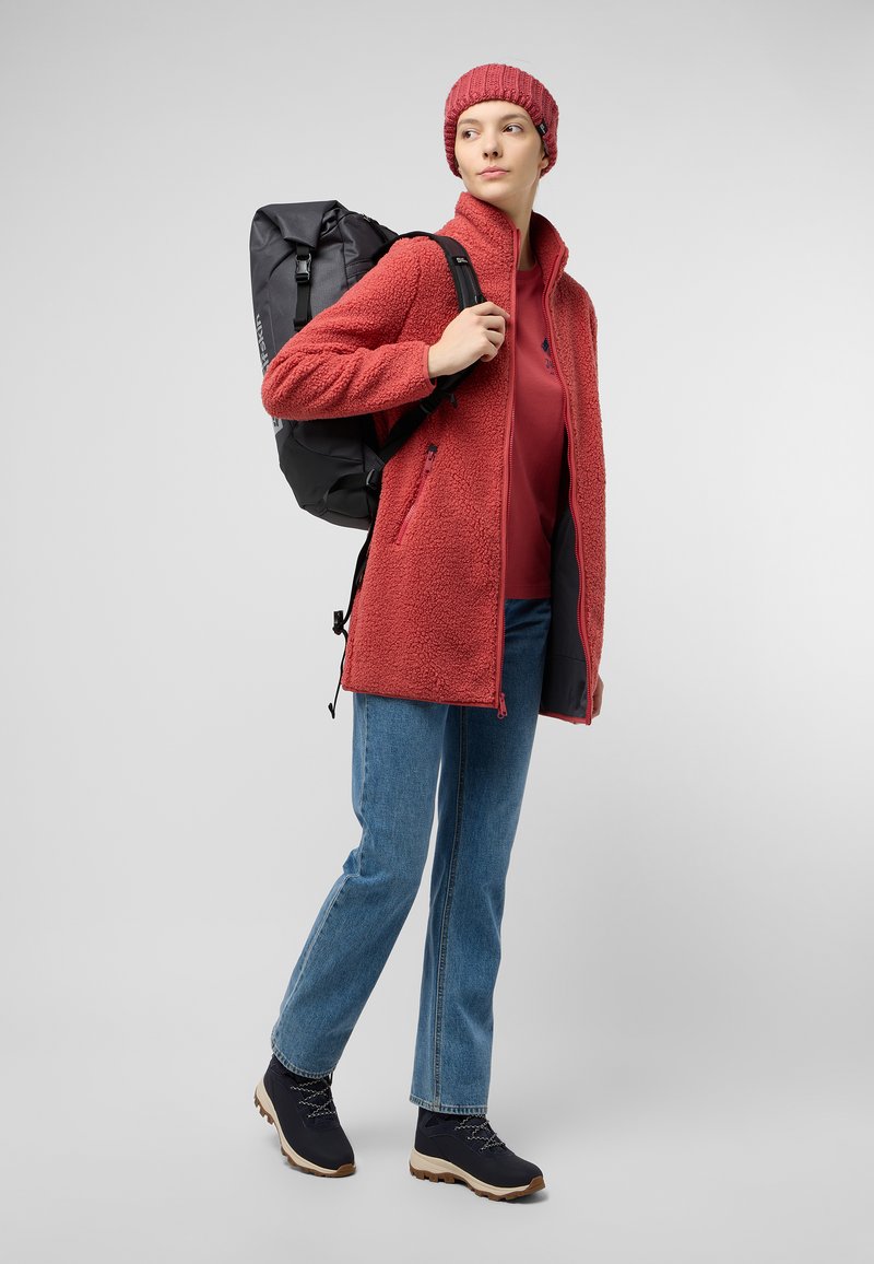 Jack Wolfskin HIGH CURL W - Fleecejas - red coral