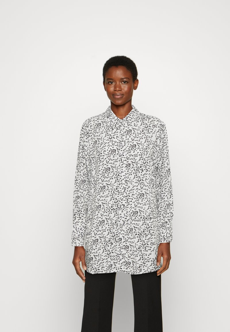 Lindex JANE - Blusa com botões - light white