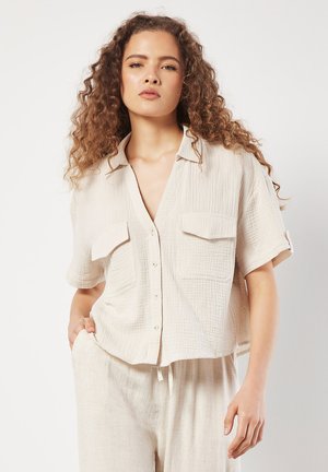 Apricot Button-down blouse - stone