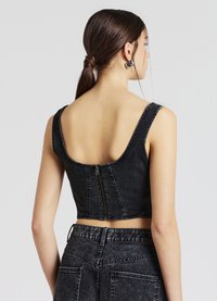 Calliope Bluse - nero denim