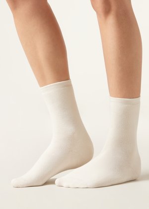 Calzedonia, SHORT THERMAL - Calcetines - white