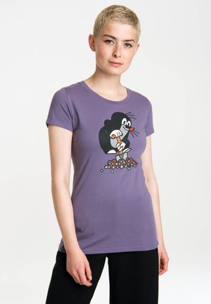 DER KLEINE MAULWURF - Print T-shirt - lavendel