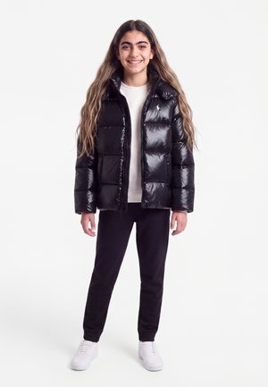 Polo Ralph Lauren PUFFER JACKET - Μπουφάν με πούπουλα - black/white