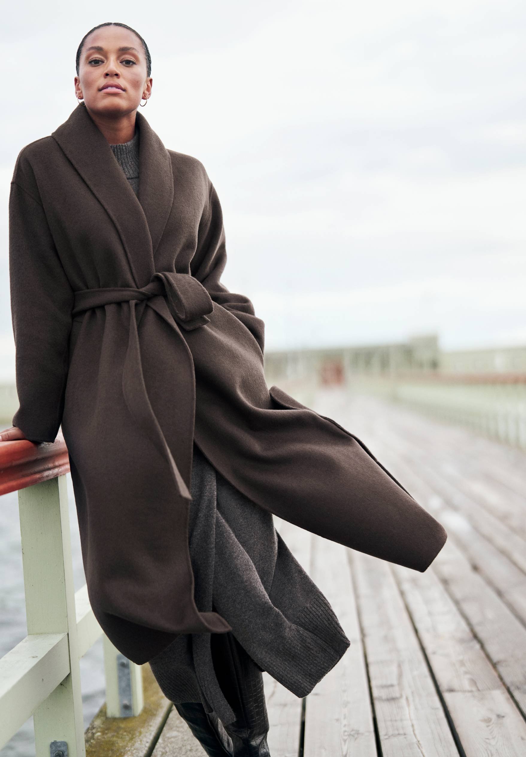 STOCKH LM Studio FRANCESCA WOOL - Classic coat - brown - Zalando