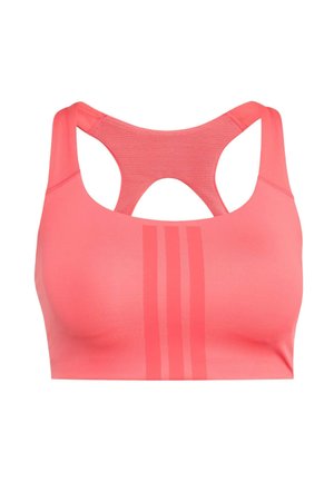 adidas Performance, OPTIMÉ  WORKOUT - Medium support sports bra - pure turbo   core pink