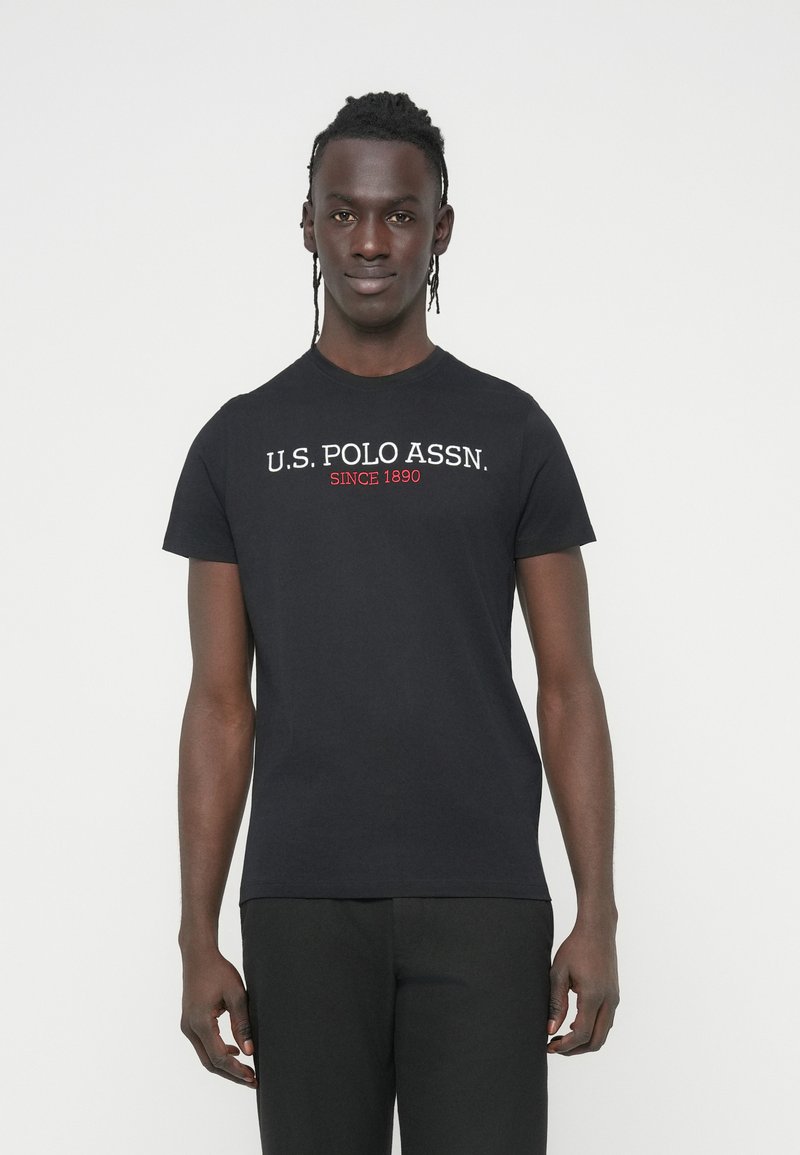 U.S. Polo Assn. T-shirt print zwart